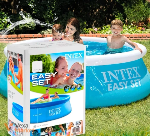 Надувний басейн Intex 28101 "Блакитна лагуна" 183*51см 886л