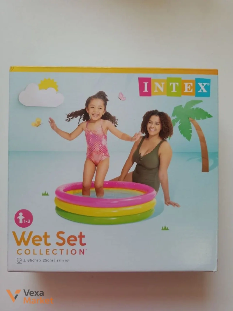 Надувной бассейн Intex Wet Set Collection 86см х 25см — фото 2