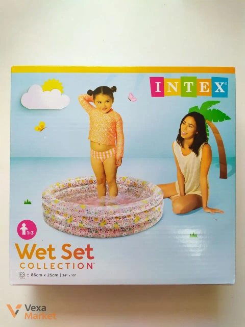 Надувной бассейн Intex Wet Set Collection 86см х 25см
