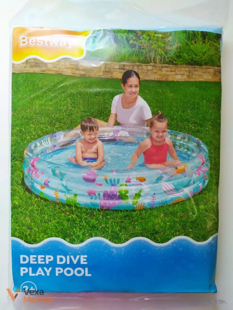 Надувной детский бассейн Bestway Deep Dive Play Pool 152 см х 30 см