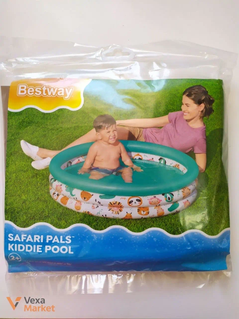 Надувной детский бассейн Bestway Safari Pals Kiddie Pool 102 см х 25 см