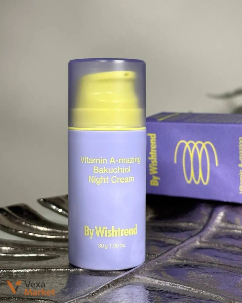 Нічний крем для обличчя By Wishtrend Vitamin A-mazing Bakuchiol Night Cream 30 г