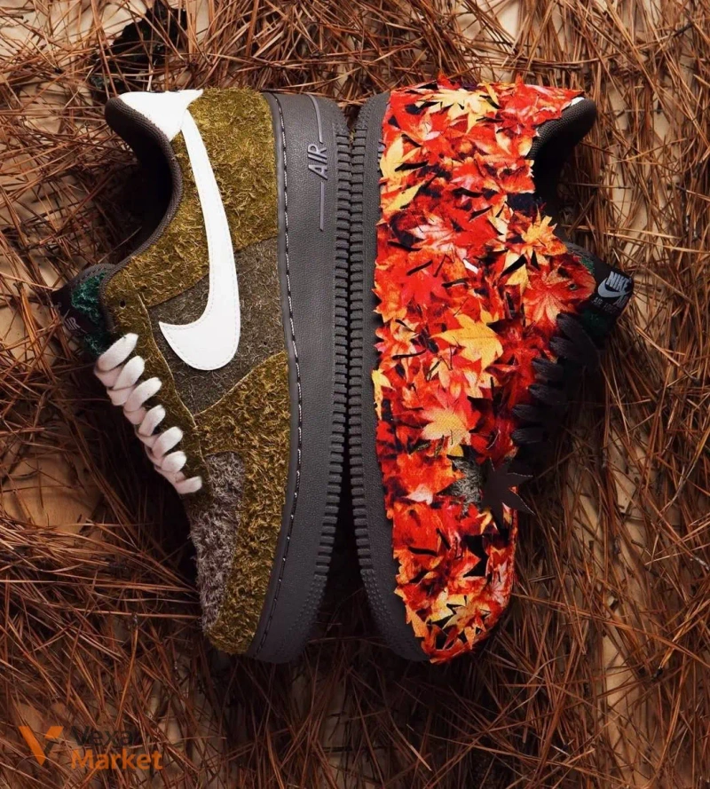 Nike Air Force 1 Low LX Leaf Camo 47.5 — фото 3