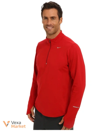 Nike Element Half-Zip Red Men's Running Top