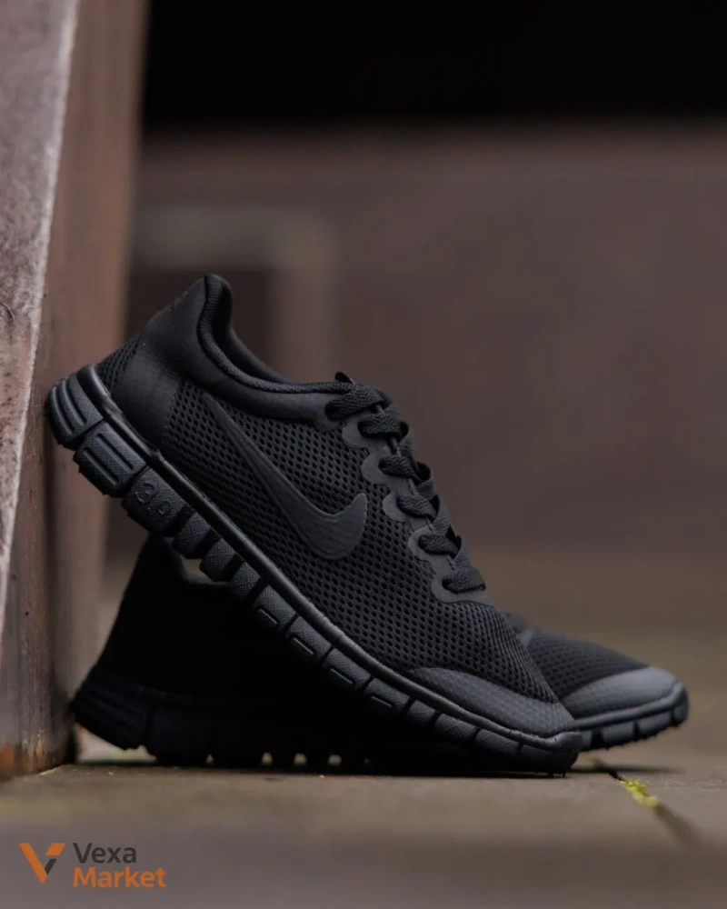 Nike Free Run 3.0 V2 Silver White Black кроссовки — фото 4