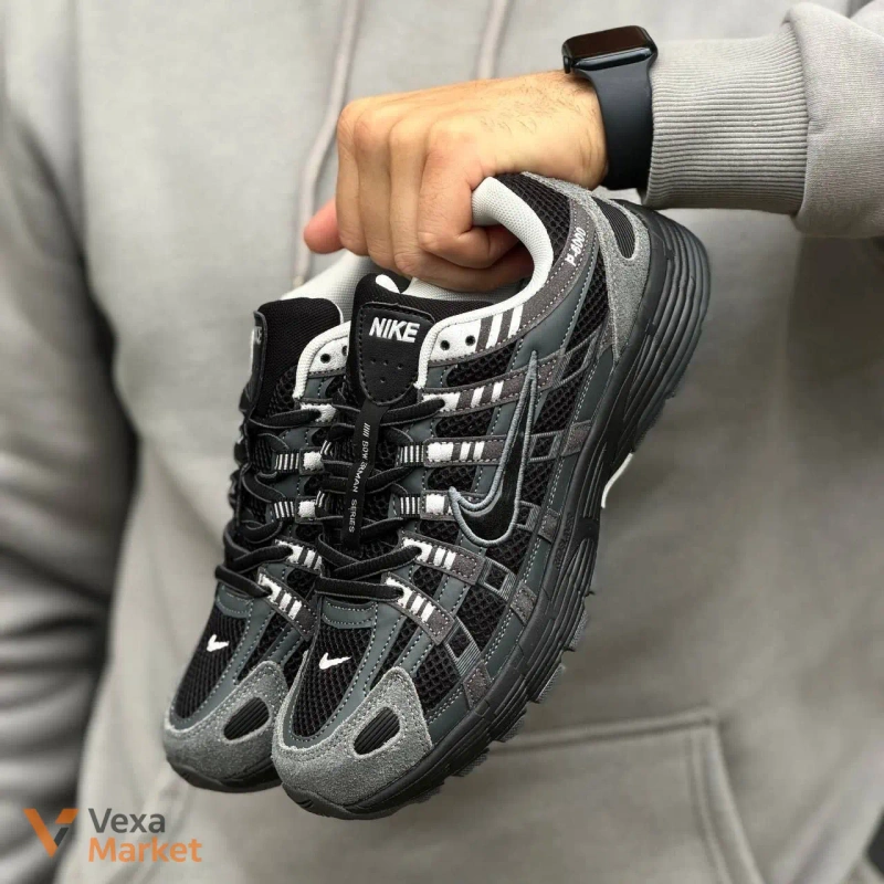 Nike кроссовки мужские кожа/текстиль/замша — фото 3