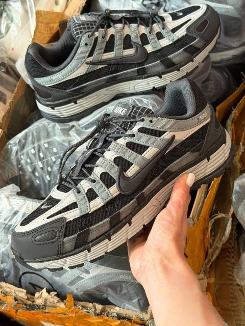 Nike P-6000 Black Grey Blue