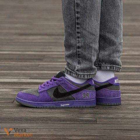 Nike SB Dunk Low Supreme "94" Purple/Grey