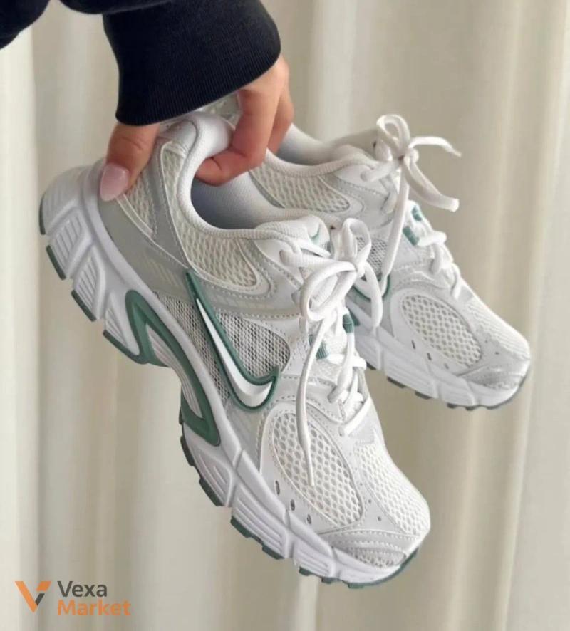 Nike V5 RNR White/Green Running Shoes — фото 2