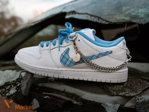 Nike x Nicole House Dunk SB Low Pro "White University" размер 42