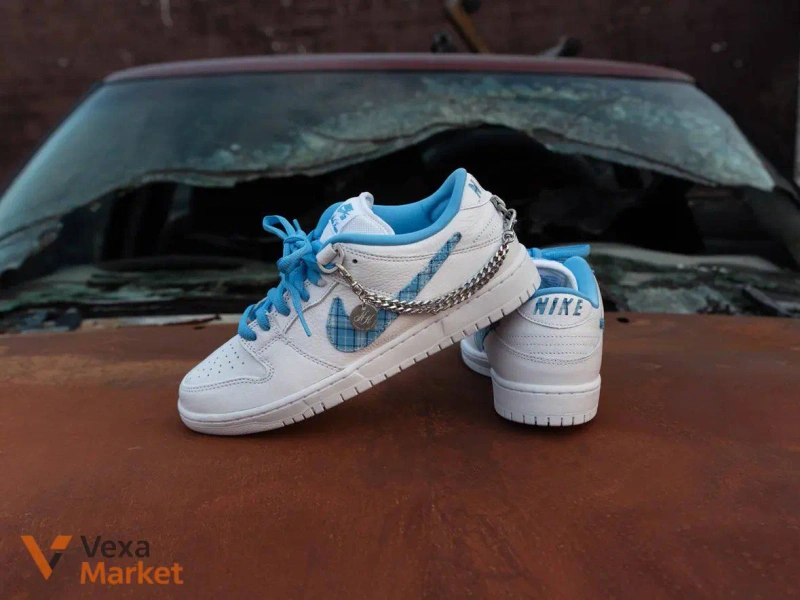 Nike x Nicole House Dunk SB Low Pro "White University" размер 42 — фото 2