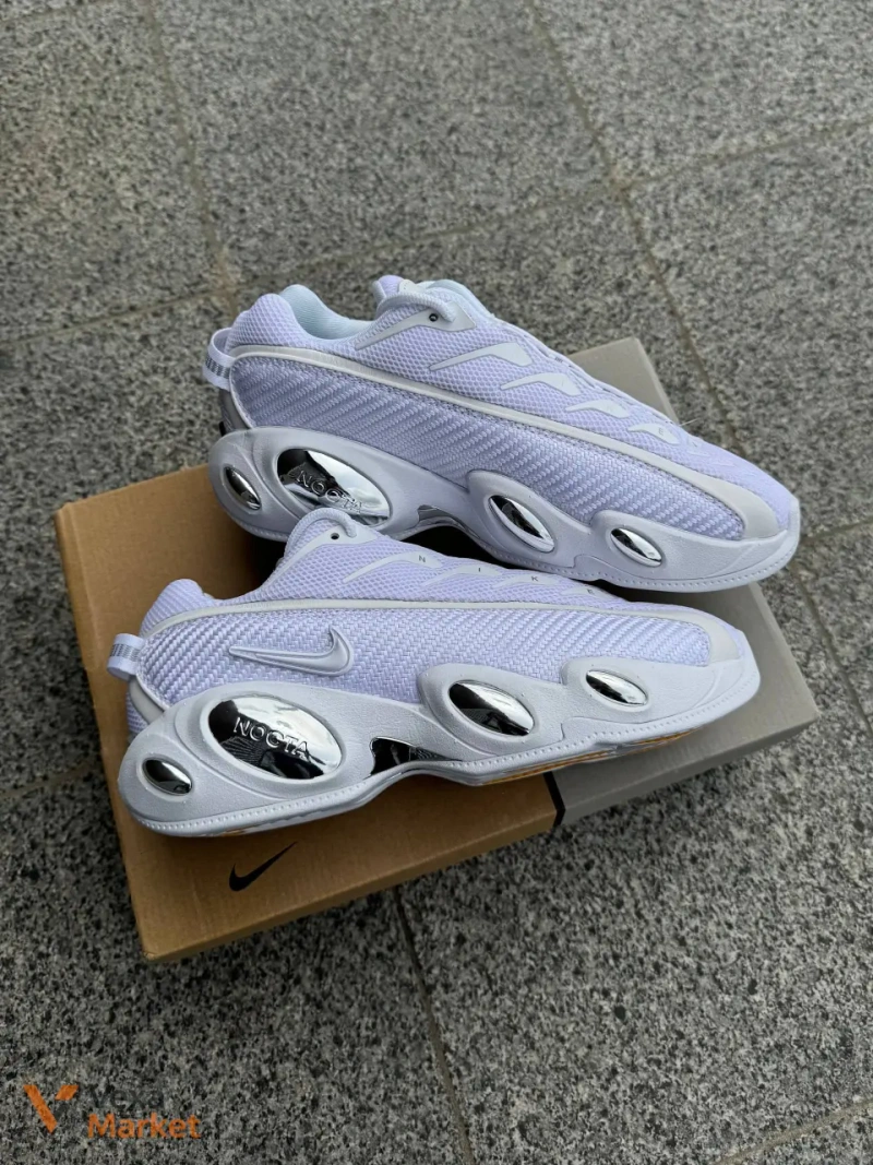 Nike x NOCTA Glide “Triple White” кроссовки мужские размер 41 — фото 6