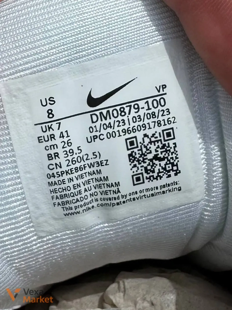 Nike x NOCTA Glide “Triple White” кроссовки мужские размер 41 — фото 7