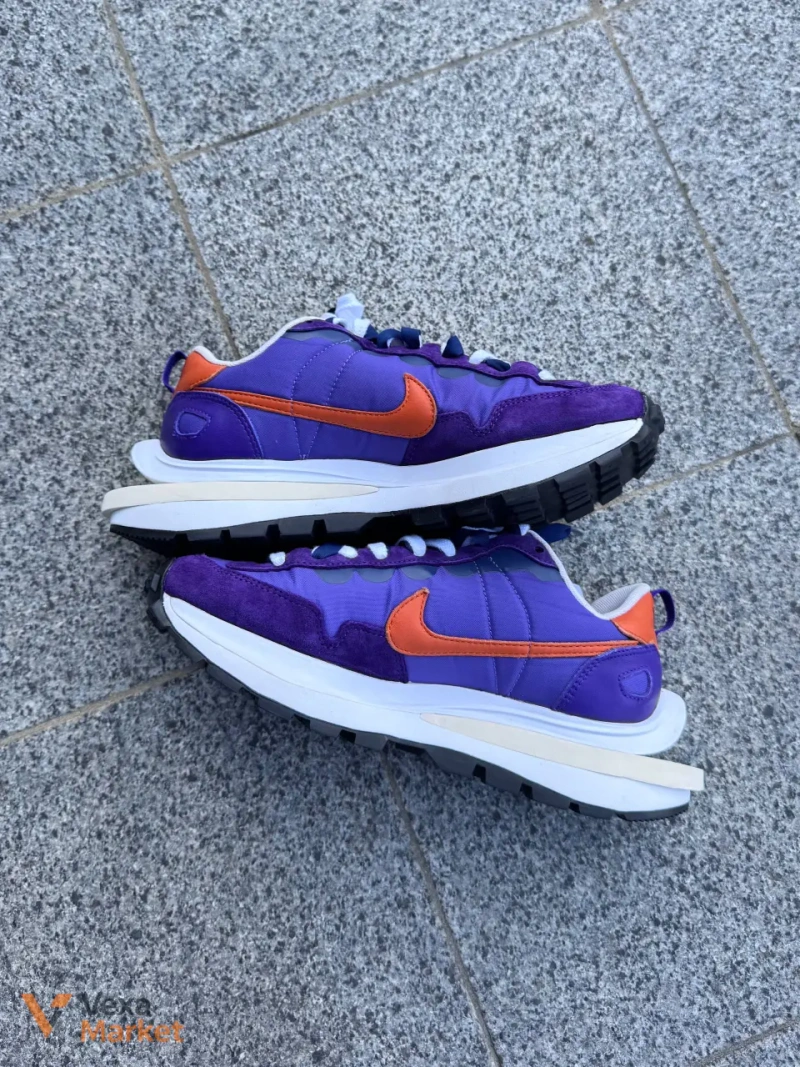 Nike x Sacai VaporWaffle Dark Iris — фото 6