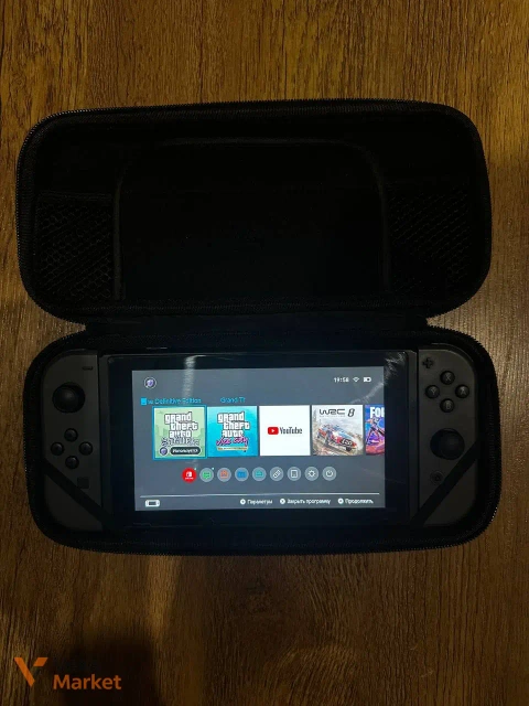 Nintendo Switch V2 с аккаунтом и играми GTA
