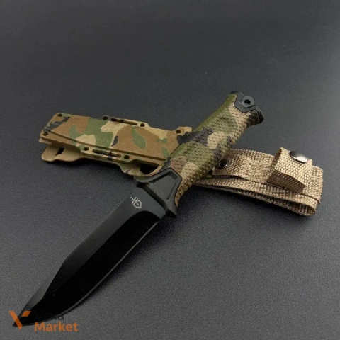 Ніж Gerber олива, чорний, койот, мультикам