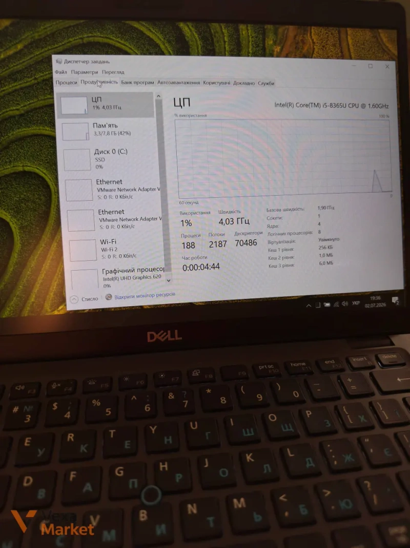 Ноутбук Dell Latitude 5400 Intel i5-8365U 8GB RAM 256GB SSD FullHD — фото 3