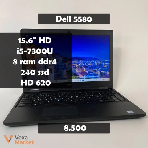 Ноутбук Dell Latitude 5580 Intel Core i5-7300U/8GB DDR4/240GB SSD