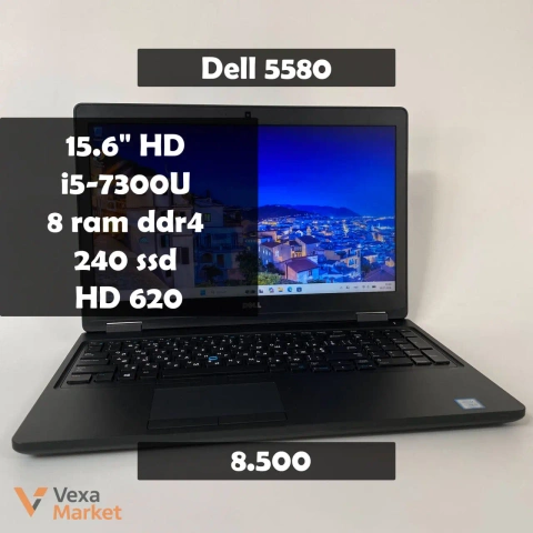 Ноутбук Dell Latitude 5580 Intel Core i5-7300U/8GB DDR4/240GB SSD