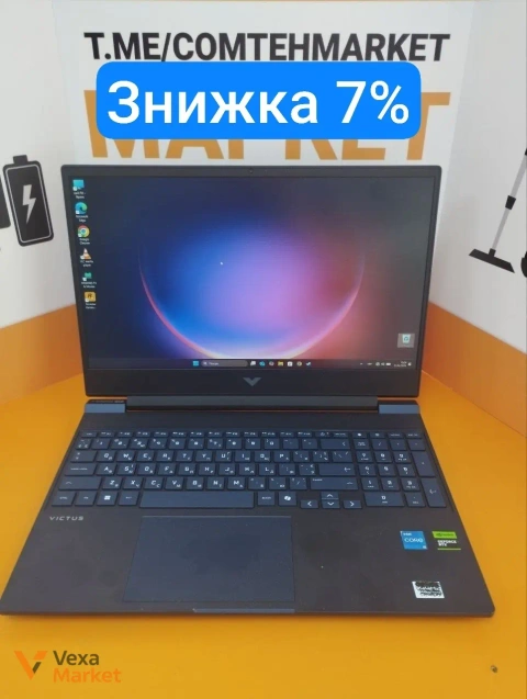 Ноутбук HP Victus 15, Intel Core i5-13420H, 16GB RAM, 500GB SSD, 6GB GDDR6