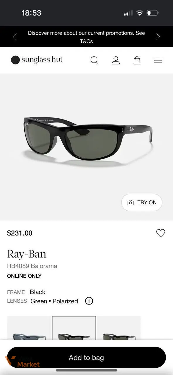 Очки Ray-Ban Унисекс Made in Italy — фото 4