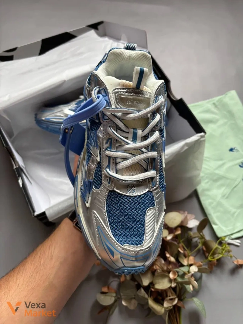 Off-White Be Right Back Blue White — фото 4