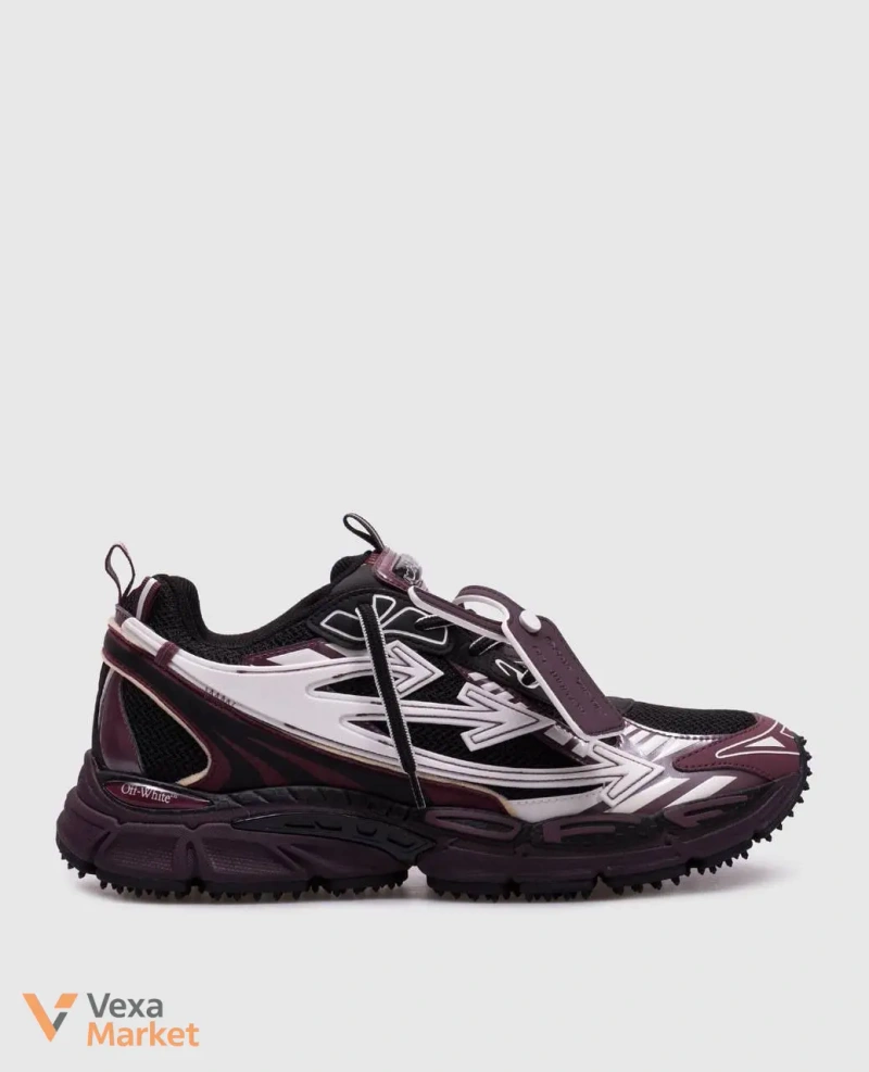 Off-White Be Right Back ‘Burgundy’ шкіра/текстиль — фото 2
