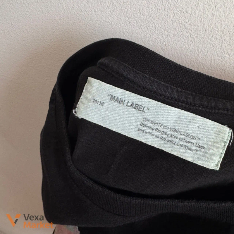 Off-White x Jean-Michel Basquiat T-shirt Black Size M — фото 5