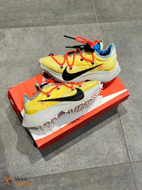 Off White x Nike Zoom Vapor Street Yellow/Black Size 35.5