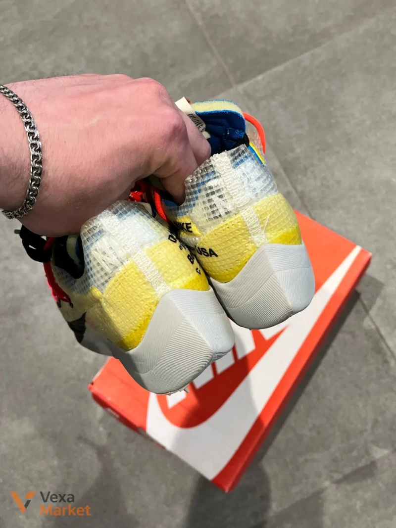 Off White x Nike Zoom Vapor Street Yellow/Black Size 35.5 — фото 3