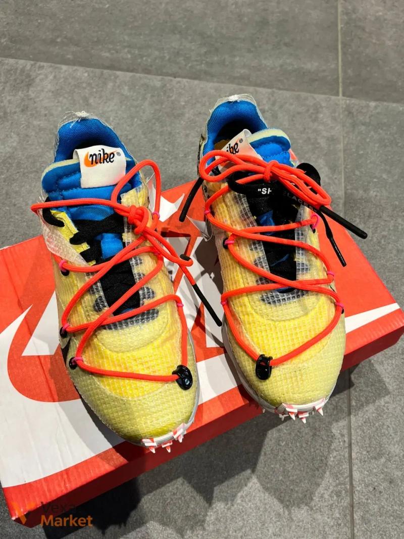 Off White x Nike Zoom Vapor Street Yellow/Black Size 35.5 — фото 5