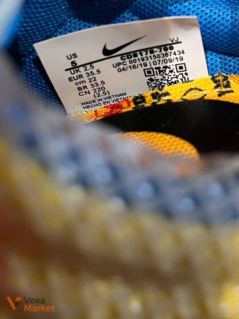 Off White x Nike Zoom Vapor Street Yellow/Black Size 35.5 — фото 7