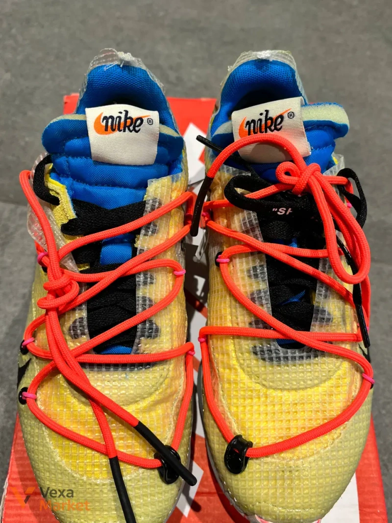 Off White x Nike Zoom Vapor Street Yellow/Black Size 35.5 — фото 8