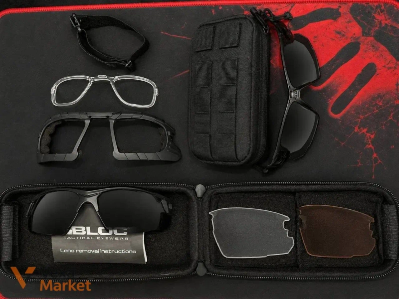 Окуляри балістичні BLOC® Tactical Predator Set USA зі змінними лінзами — фото 2