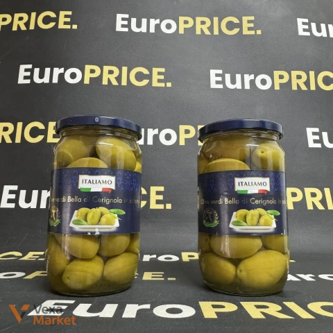Оливки гіганти з кісточками Італьямо 700г