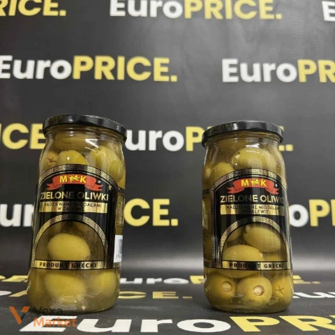Оливки МсК з мигдалем, 350г