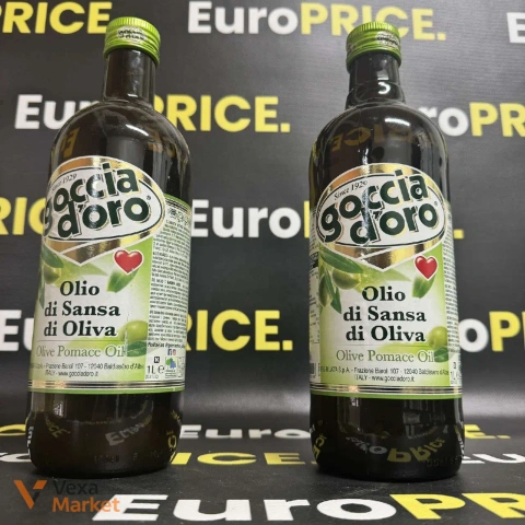 Олія оливкова Goccia d'Oro Olio di Sansa di Oliva 1л