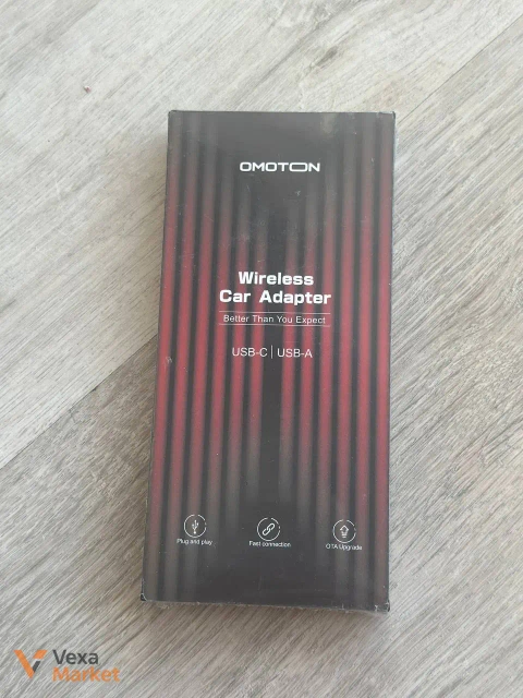 OMOTON Wireless Car Adapter USB-C/USB-A