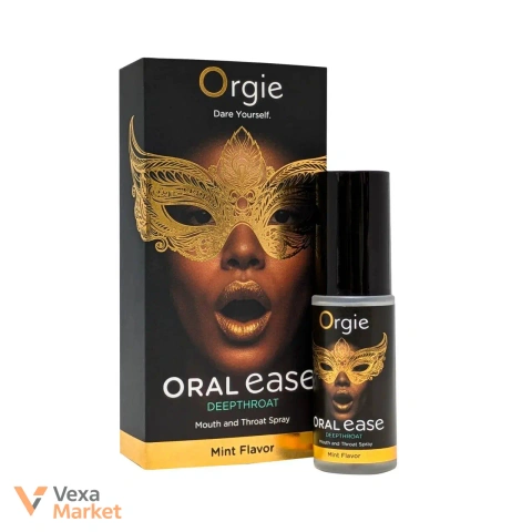 Orgie Oral Ease Deepthroat Mouth and Throat Spray Mint Flavor