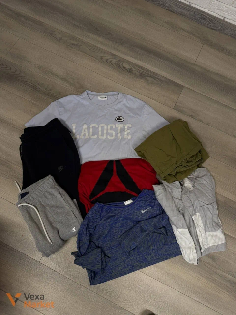Пак речей Nike Techfleece, Lacoste, Nike Pro, Reebok