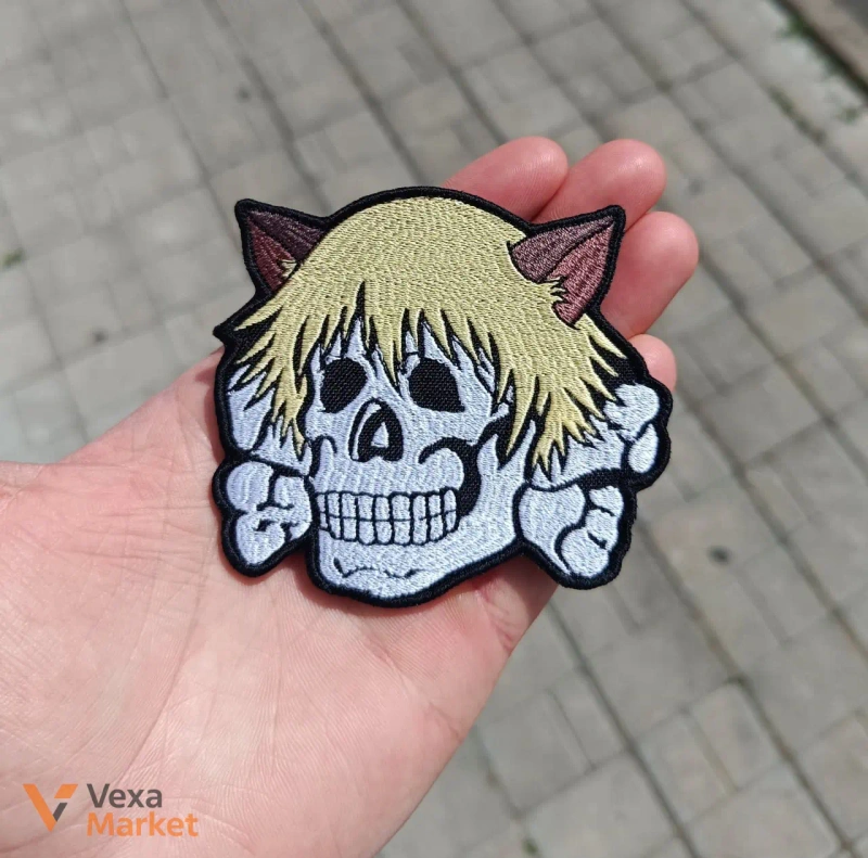 Патч нашивка Toten-Emo та Toten Meow 87х80 мм — фото 2
