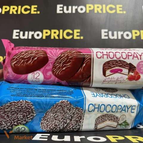 Печиво Choco Pie сендвіч з маршмелоу в молочному шоколаді 216г