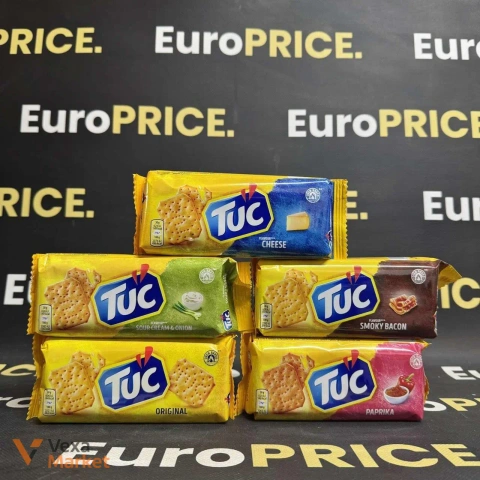 Печиво TUC Класік, Паприка, Зелень, Бекон, Сир