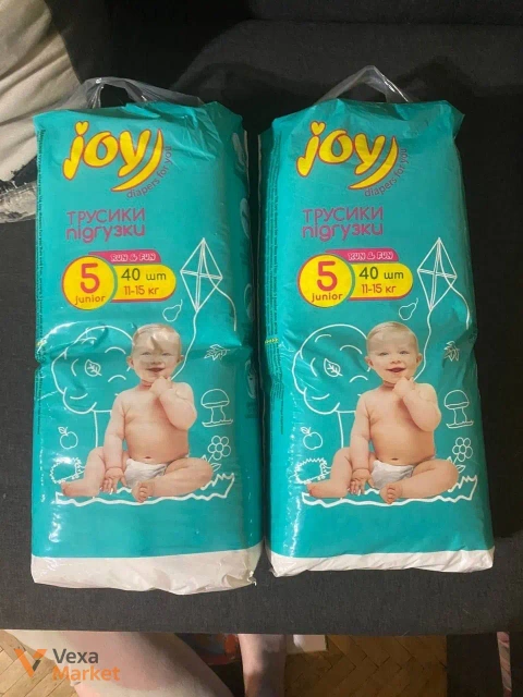 Підгузки-трусики Joy, розмір 5, 11-15 кг, 2 упаковки