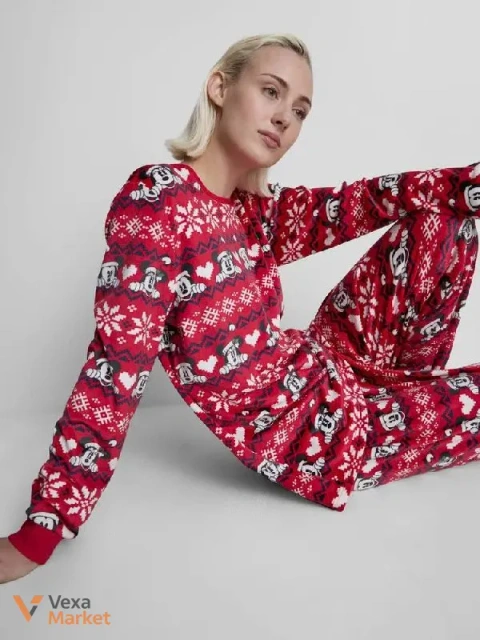 Піжама Primark жіноча червона з принтом Міккі Мауса розмір XXL