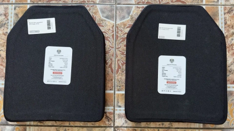 Плити Armour Solutions Limited 6 класу полегшені керамічні 2,4 кг