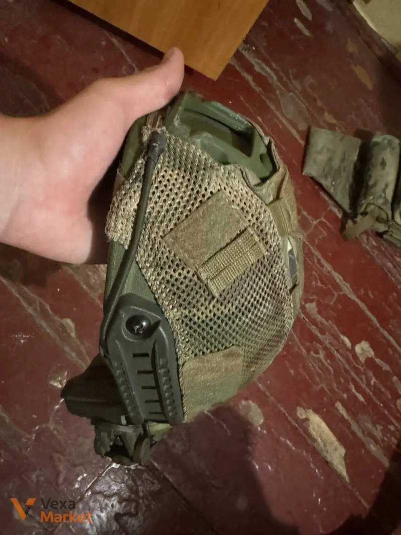 Плитоноска Protec AVS та шолом Fast Ukrainian Defence — фото 4
