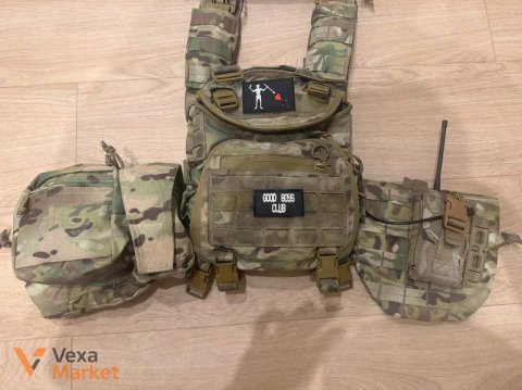 Плитоноска U-Win Pro 9/10 з рюкзаком RealDefence та підсумками Utactic