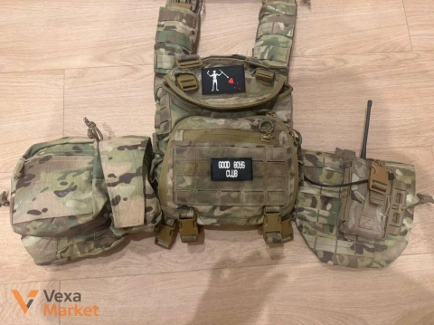 Плитоноска U-Win Pro 9/10 з рюкзаком RealDefence та підсумками Utactic