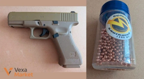 Пневматичний пістолет Glock 19X 4,5 мм Койот